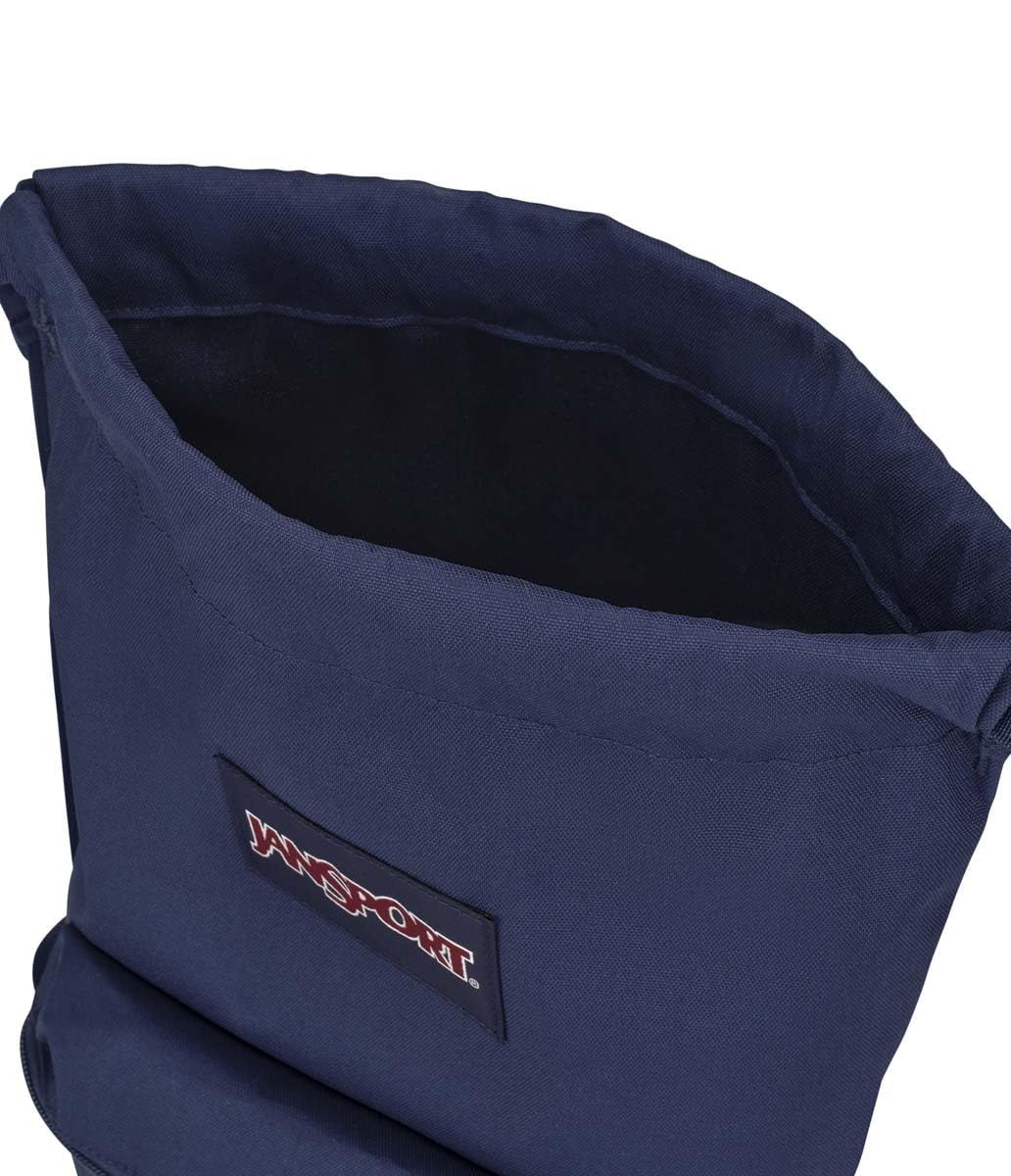 JanSport Unisex's Drawsack Small Backpack, Navy, Navy, 45 x 33.5 cm