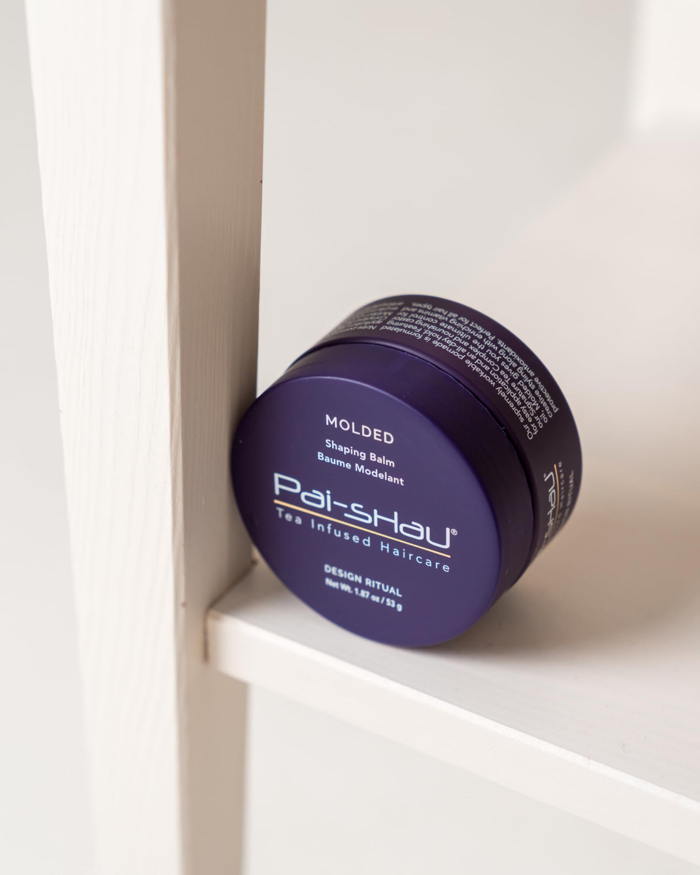Pai-Shau - Molded Shaping Balm, Flexible Hold Styling Balm for Texture, Control and Shine, Lightweight Hair Cream with Castor Oil and Antioxidants
