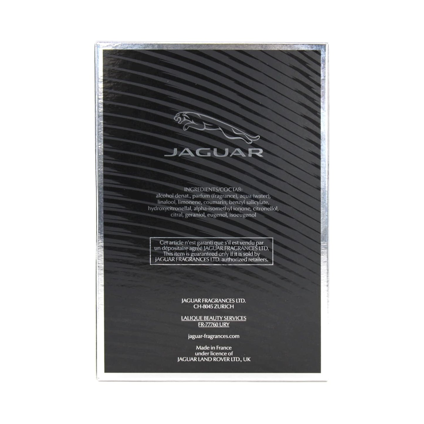 Jaguar Classic Black 3.4 oz Eau De Toilette Spray For Men