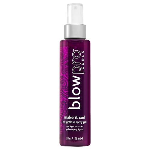 blowpro Make It Curl Weightless Spray Gel 5oz, Boost & Locks in Curl Definition, Flexible Finish, All Day Beautiful Hold, Travel-Friendly Bottle, Can
