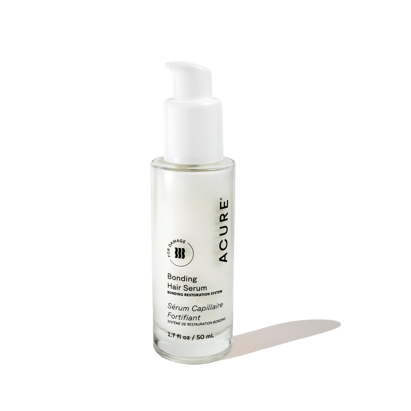 Acure Bonding Hair Serum - Leave In Hair Oil for Damaged and Frizzy Hair, Treatment for Damage, Split Ends, Use on Dry, Curly, & Straight Locks