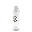 Tervis Venture Lite NFL® Pittsburgh Steelers - Embroidered Emblem Made in USA Double Walled Insulated Tumbler Travel Cup Keeps Drinks Cold & Hot