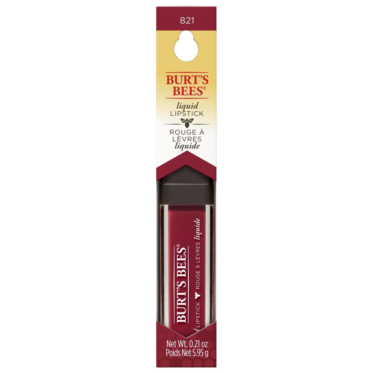 Burts Bees Drenched Dahlia Liquid Lipstick, 0.21 OZ