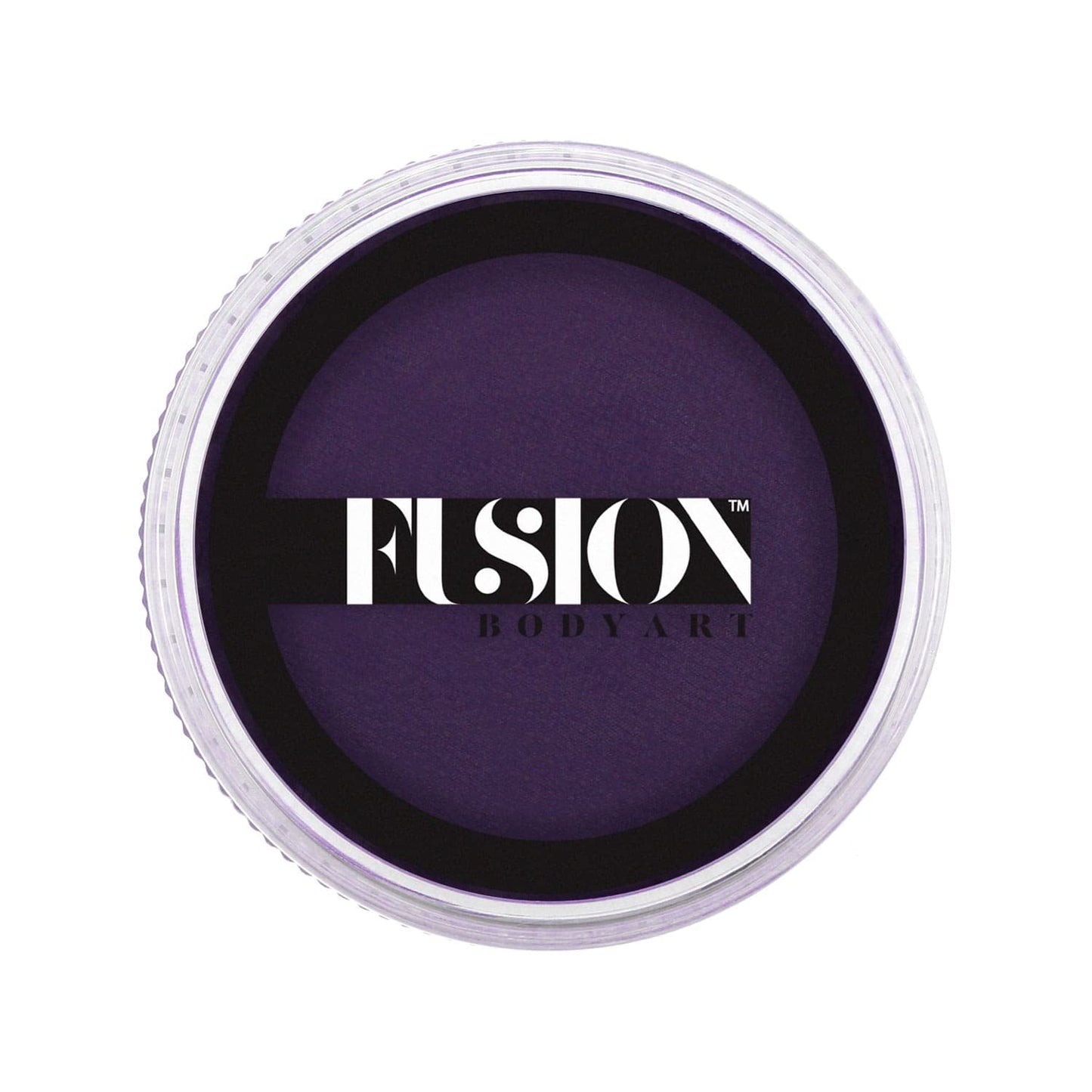 Fusion Body Art Pro Face Paint | Prime Deep Purple (32gm), Professional Quality Water Activated Face and Body Paint Supplies Single Makeup Cake