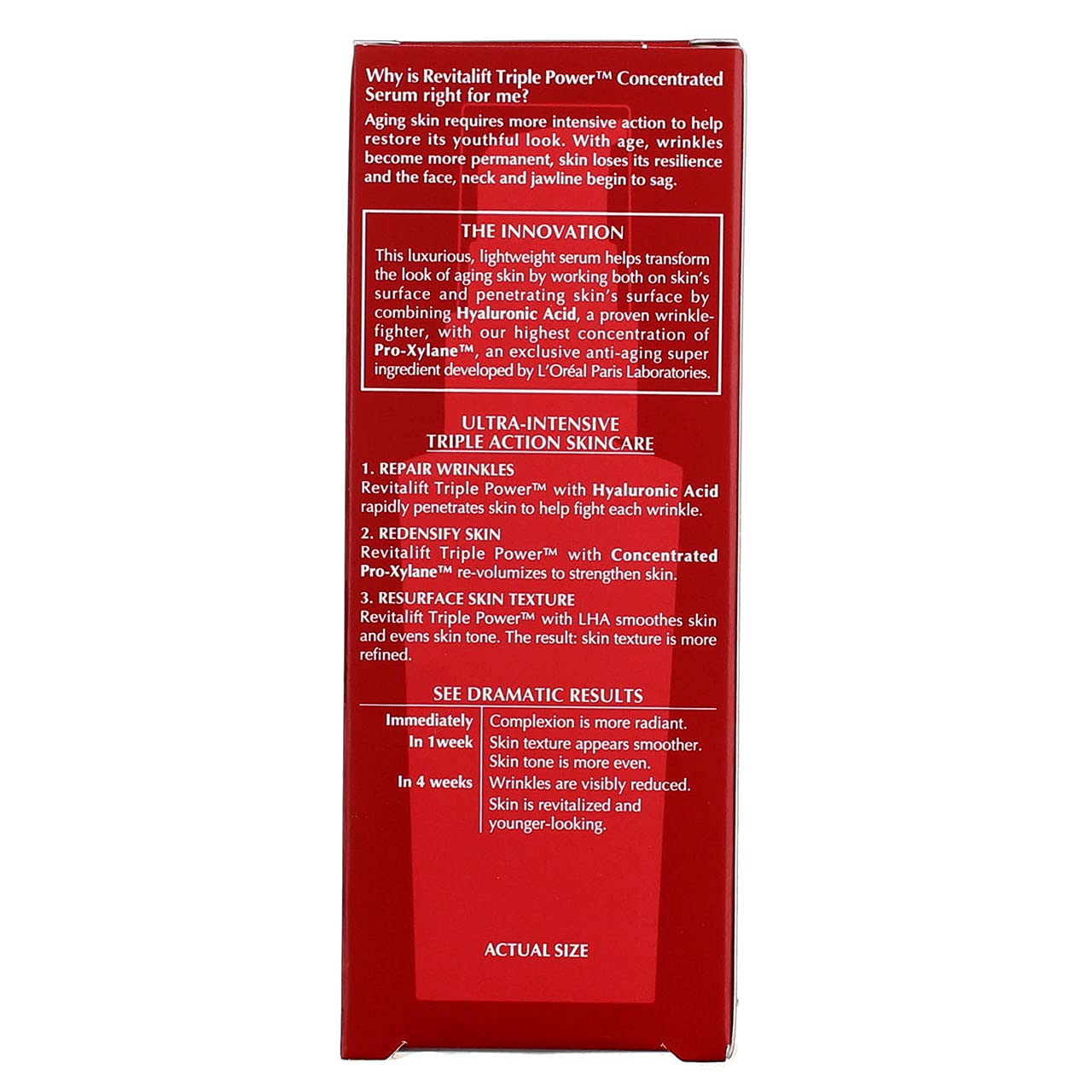 L'Oreal Paris Revitalift Triple Power Concentrated Serum Treatment (Pack of 3)