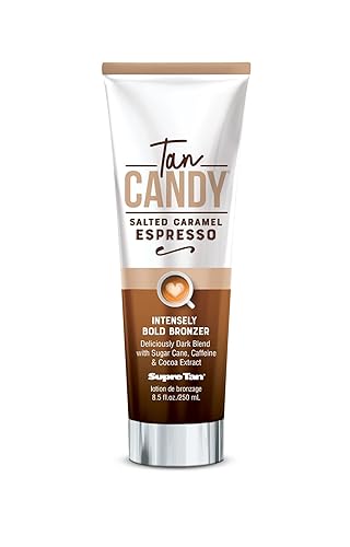 Supre Tan Candy Salted Caramel Espresso Intensely Bold Bronzer Dark Blend 8.5oz