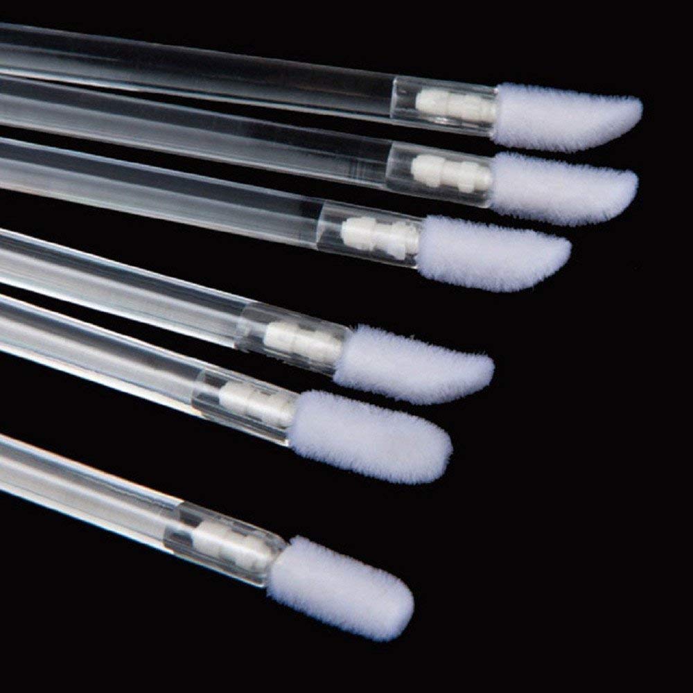 300 Pack Lip Gloss Applicators Disposable Lipstick Wands Bulk Lip Brush Makeup Tool Set (Clear-300pcs)