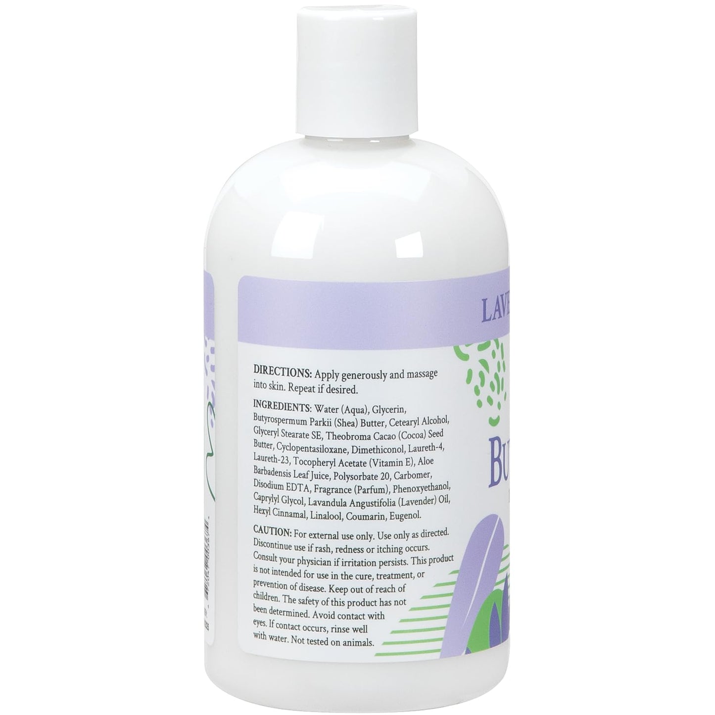 Ginger Lily Farms Botanicals Soothing Butter Lotion for Dry Skin, 100% Vegan & Cruelty-Free, Lavender Chamomile Scent, 12 Fl Oz (Pack of 6)