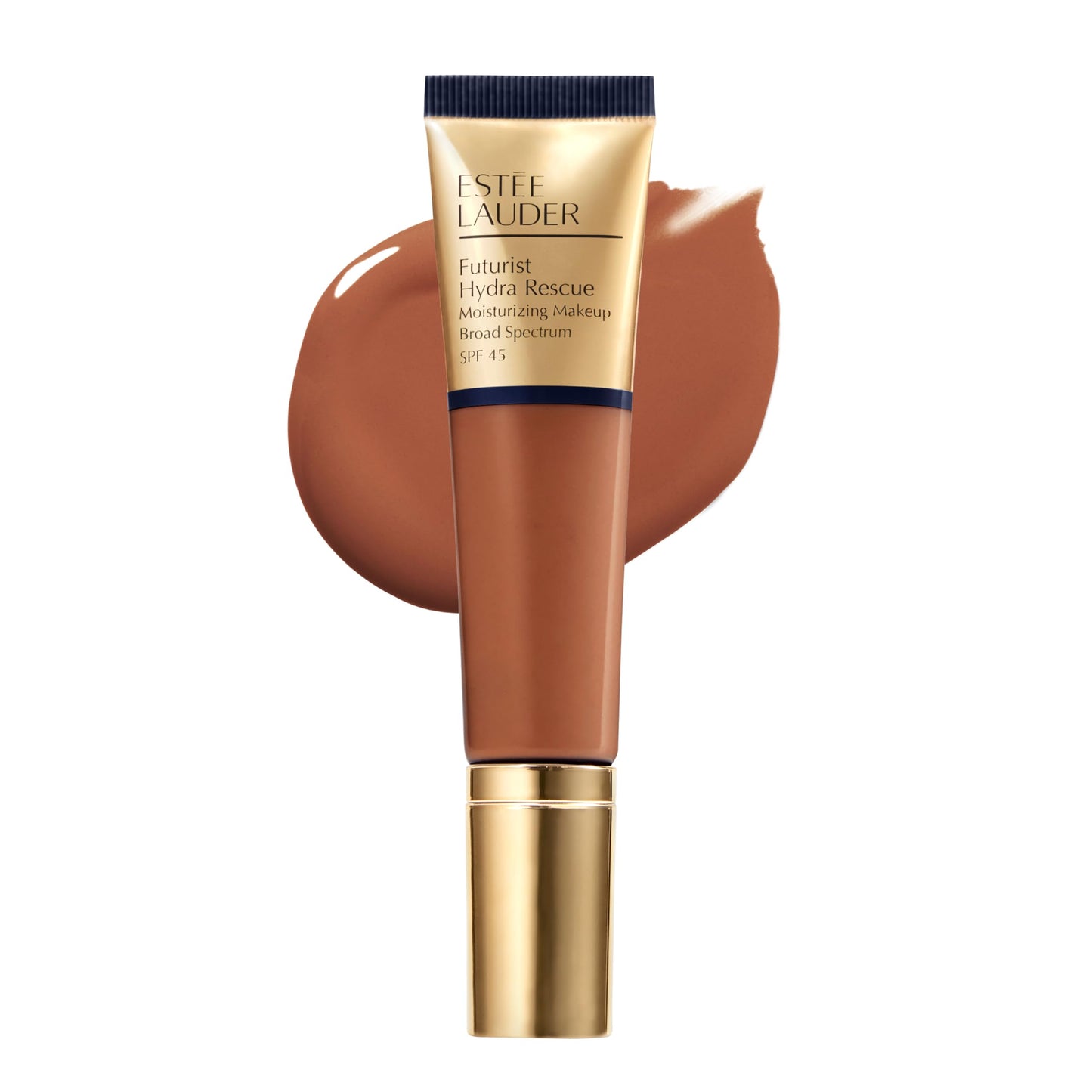 Estée Lauder Futurist Hydra Rescue Moisturizing Foundation Makeup SPF 45 for a 12-Hour Glow, 1.2 Fl Oz, 6C1 Rich Cocoa