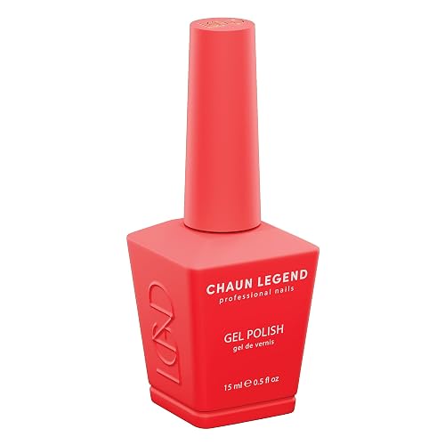 Chaun Legend UV Gel Nail Polish, 0.5 Ounce Long Lasting Salon Quality, Bubble Free Professional Manicures, Quick Dry, High Shine, Muy Caliente! LG5052 Beauty & Personal Care Chaun Legend Professional Nails