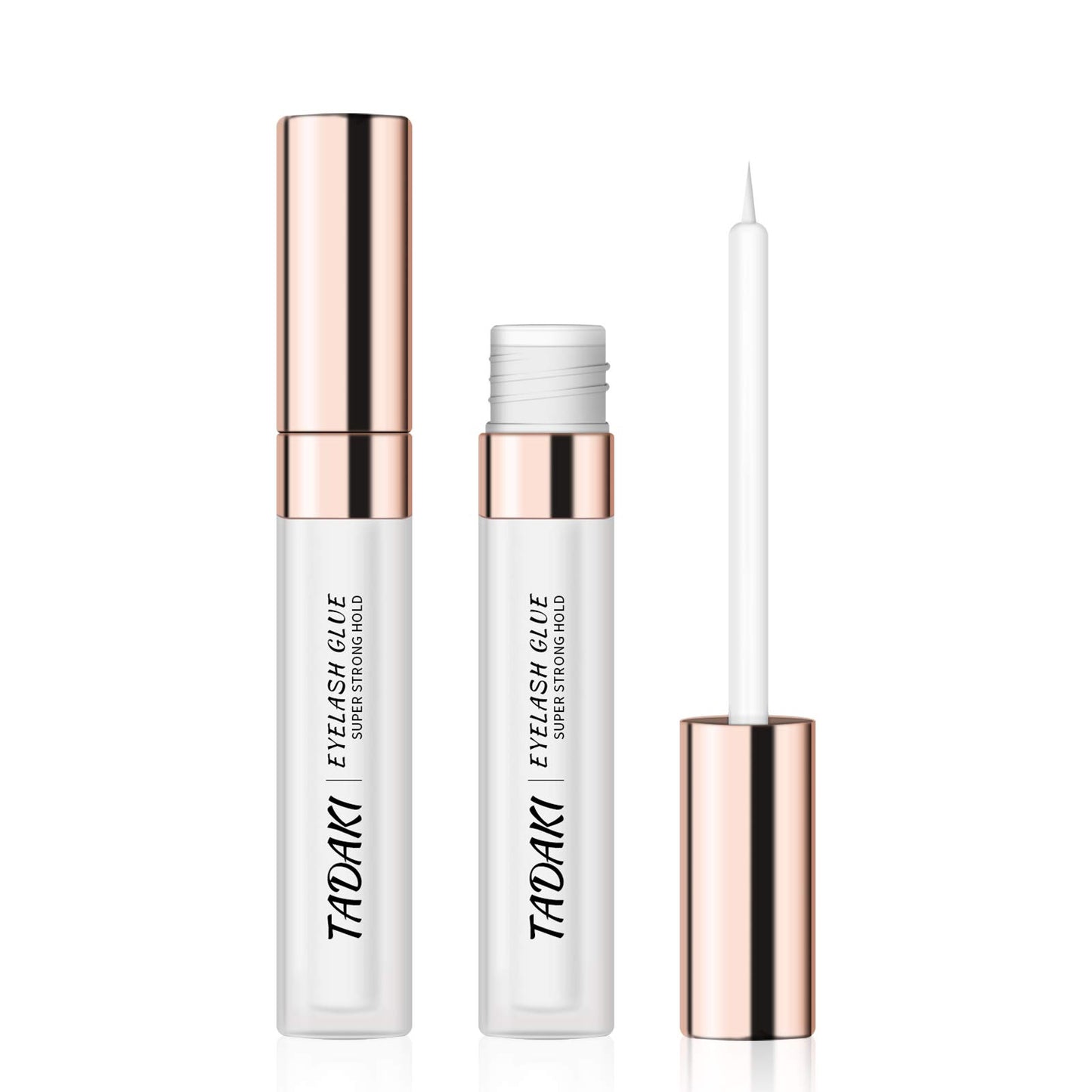 Tadaki Eyelashes Adhesive with Waterproof HoldClearLatex-Free, Professional Hypoallergenic Glue for Sensitive Eye, Suitable for False Lash, Mink Lash