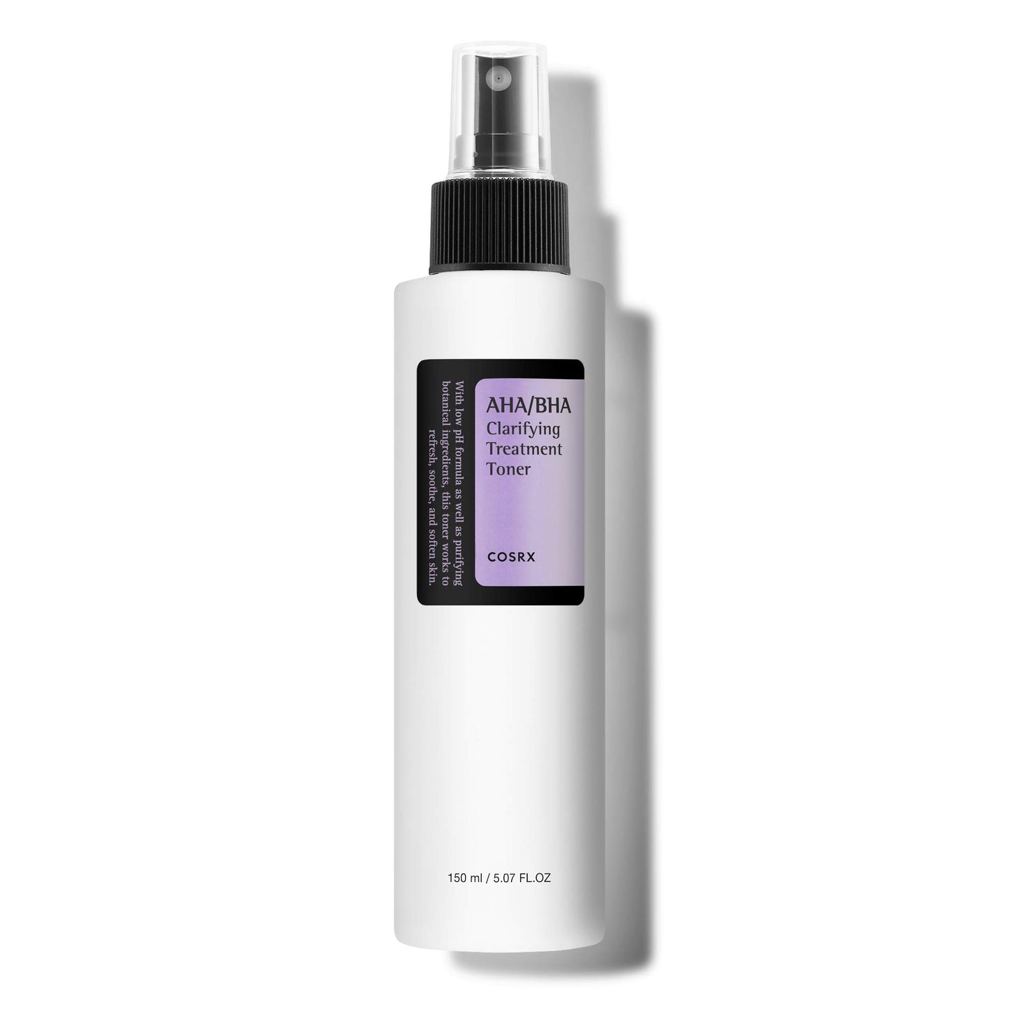 COSRX AHA/BHA Treatment Toner 5.07 fl.oz/ 150ml, Facial Exfoliating Spray for Whiteheads, Pores, & Uneven Skin, Korean Toner, Korean Skin Care