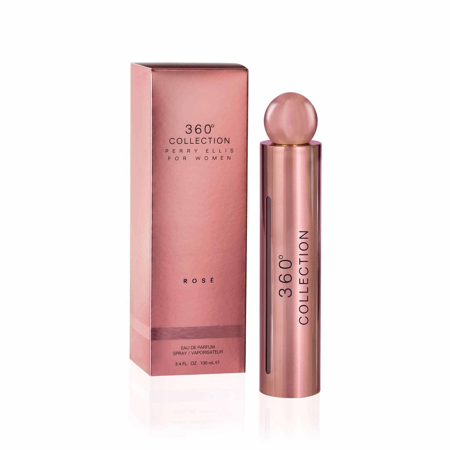 Perry Ellis 360 Collection Rose for Women Eau de Parfum Spray, 3.4 Ounce