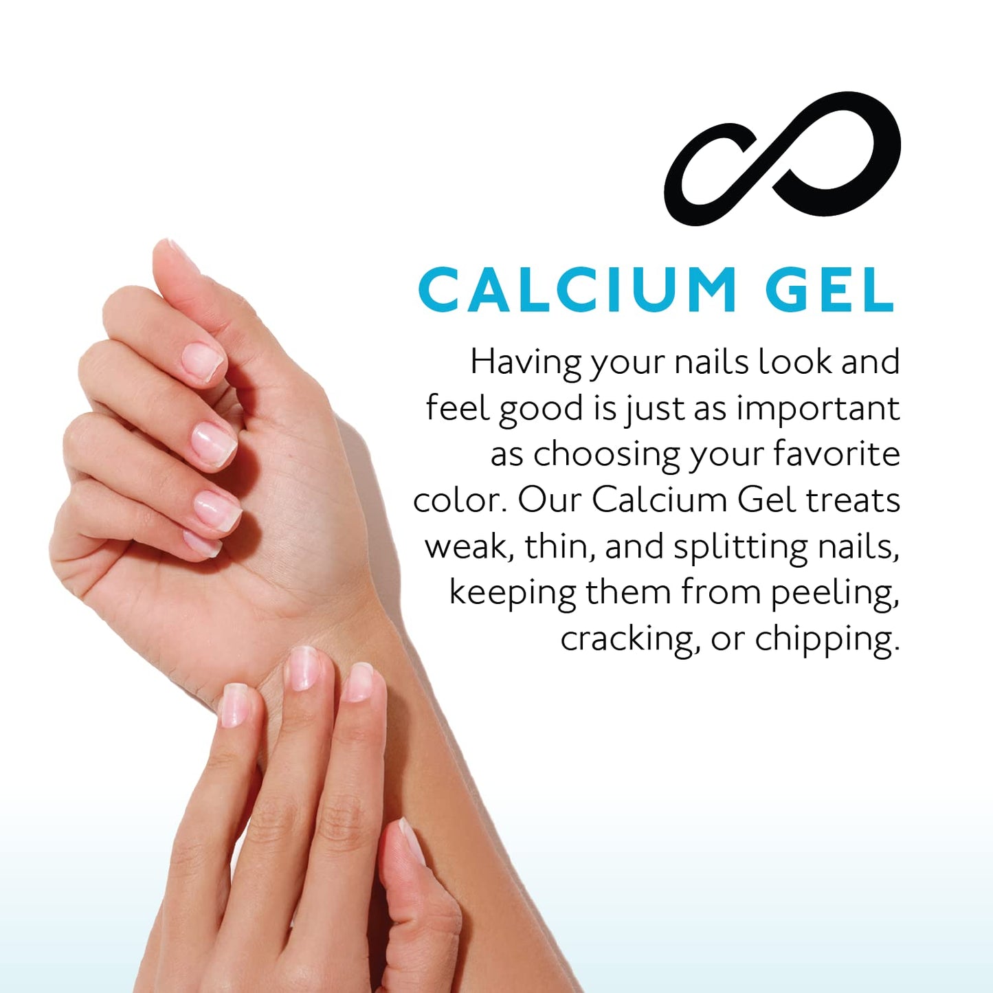 Eternal Calcium Gel Nail Builder 13.5mL Base Coat Nail Polish | Clear Nail Polish for Nail Care & Nail Strengthener for Thin Nails and Growth | Fast Beauty & Personal Care Eternal