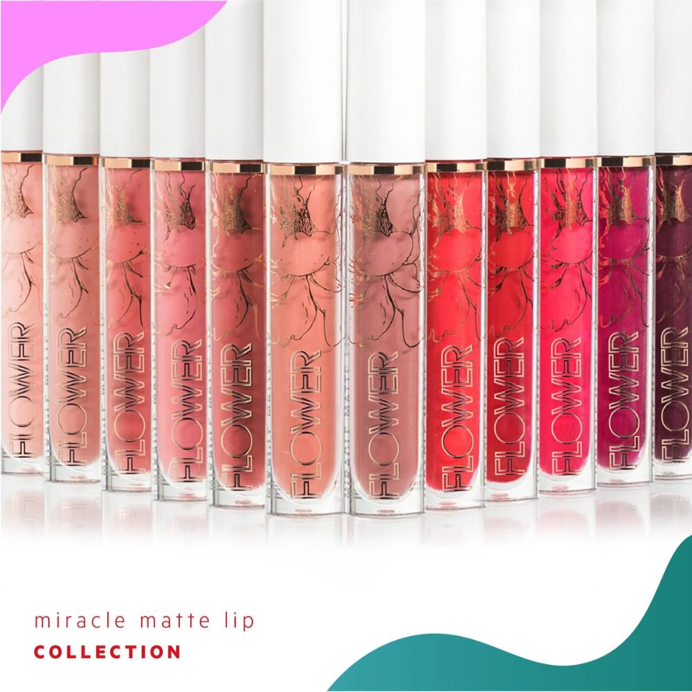 Miracle Matte Lip - ML8 Crimson Touch by Flower Beauty for Women - 0.17 oz Lipstick