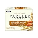 Yardley London Oatmeal and Naturally Moisturizing Bath Bar, Almond (Pack of 2)
