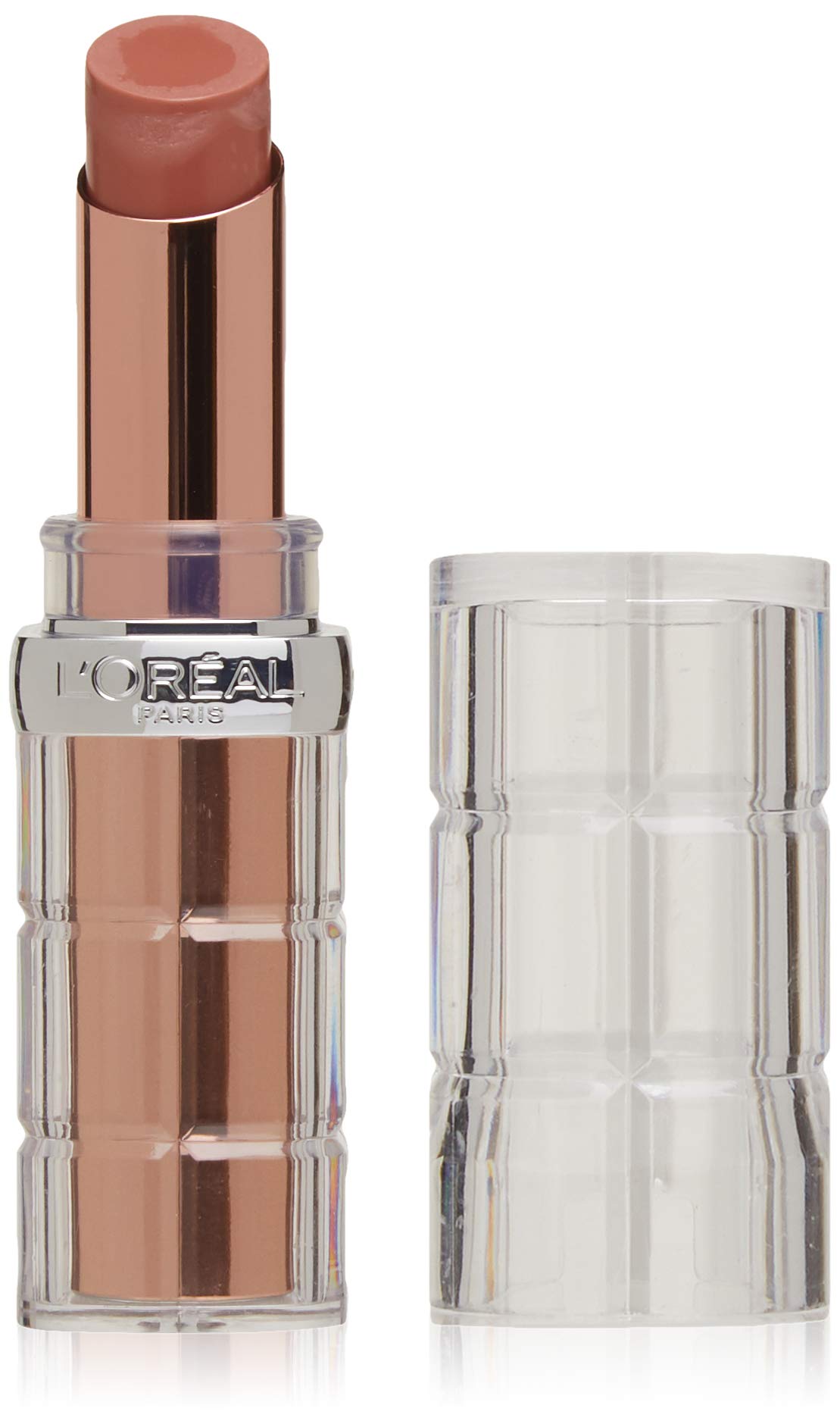 L'Oreal Paris Makeup Colour Riche Plump and Shine Lipstick, for Glossy, Radiant, Visibly Fuller Lips with an All-Day Moisturized Feel, Coconut Plump,