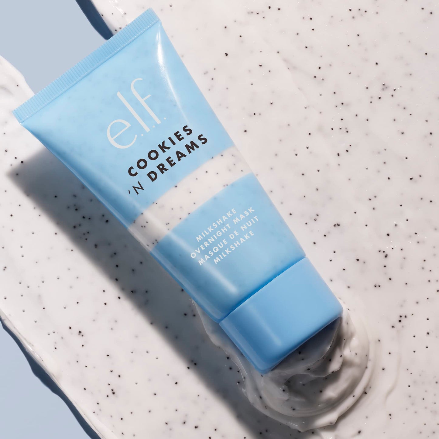 e.l.f. Cookies N' Dreams Milkshake Overnight Mask, Richly Soothing Face Mask For Moisturizing & Nourishing Skin While You Sleep, Vegan & Cruelty-free