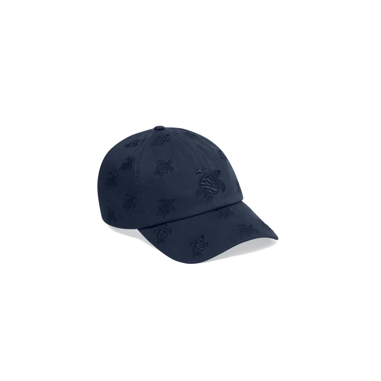 Embroidered Cap Turtles All Over, One Size, Navy