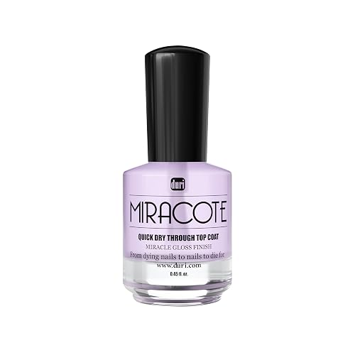 duri Miracote Quick-Dry Top Coat - High Gloss Finish, Chip Resistant, Long Wear - Nail Polish Protector for Strength and Growth | Pack of 1 Beauty & Personal Care duri