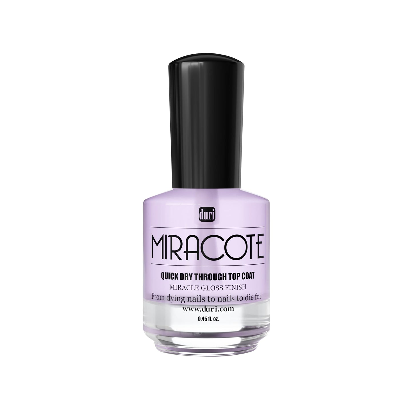 duri Miracote Quick-Dry Top Coat - High Gloss Finish, Chip Resistant, Long Wear - Nail Polish Protector for Strength and Growth | Pack of 1 Beauty & Personal Care duri