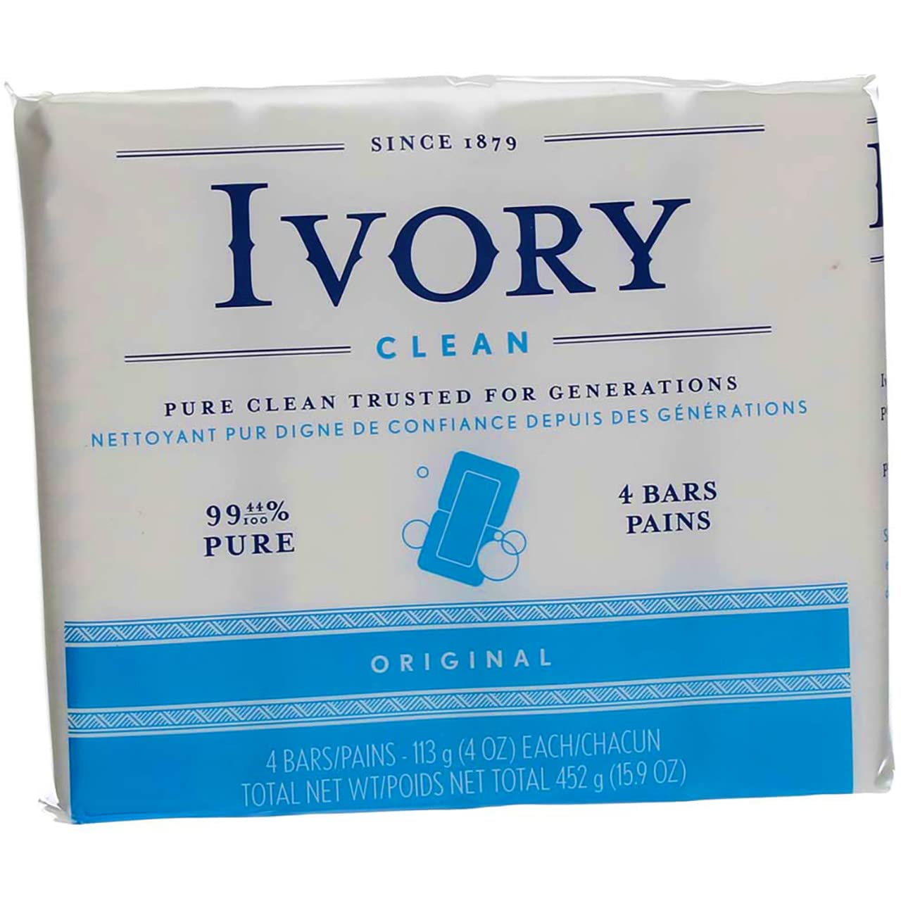 Bar Soap, Original Scent, 4 oz, 4/Pack, 18 Packs/Carton Beauty & Personal Care Procter & Gamble