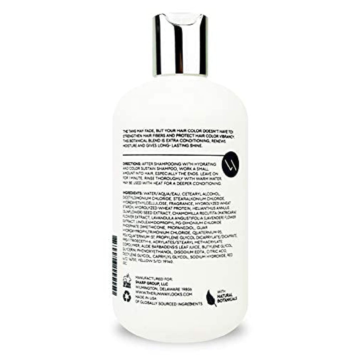 The Runway Looks London Mad Sponge Hydrating and Color-Sustain Conditioner, With Lavender & Sunflower Seed Extract, Renews Moisture For Healthy Hair