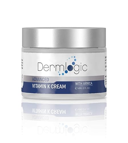 Vitamin K Cream- Moisturizing Bruise Healing Formula. Dark Spot Corrector for Bruising, Spider Veins & Broken Capillaries. Reduces Under Eye Dark