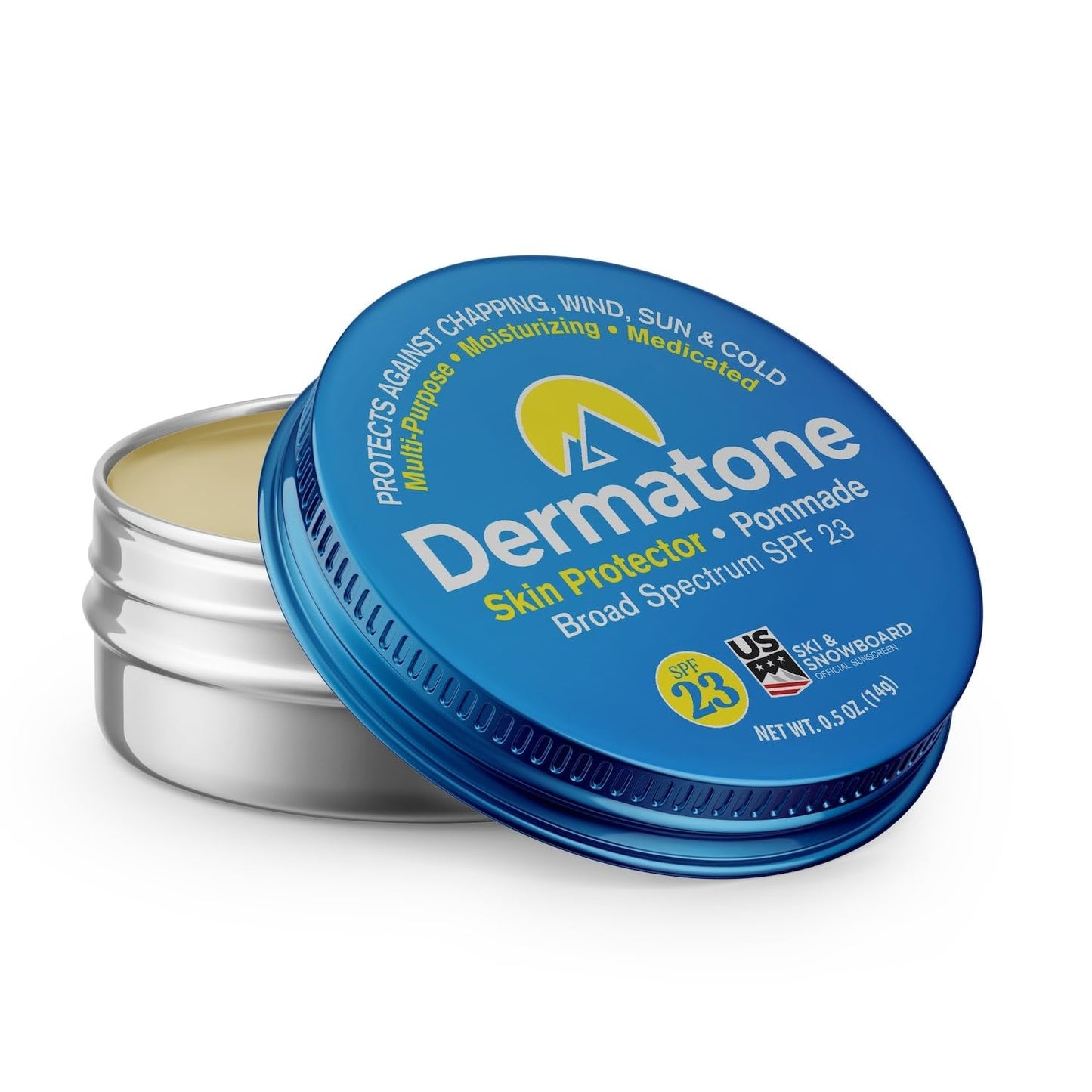 Dermatone Skin Protector Balm 0.5 oz – SPF 23 Face & Lip Balm for Sun, Wind, Cold & Frostbite Protection | Moisturizes & Repairs Dry Skin