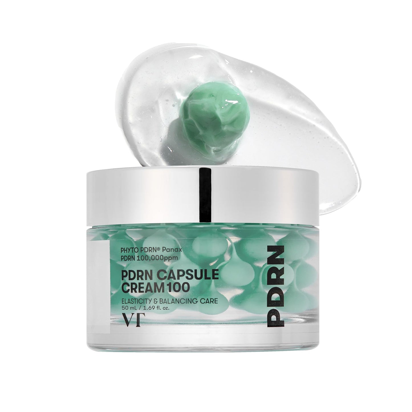 VT COSMETICS PDRN Capsule Cream 100, Hydrating Face Moisturizer with 100,000ppm PDRN, Hyaluronic Acid, 9 Peptides, Firming & Plumping Nourishing Beauty and Personal Care VT COSMETICS