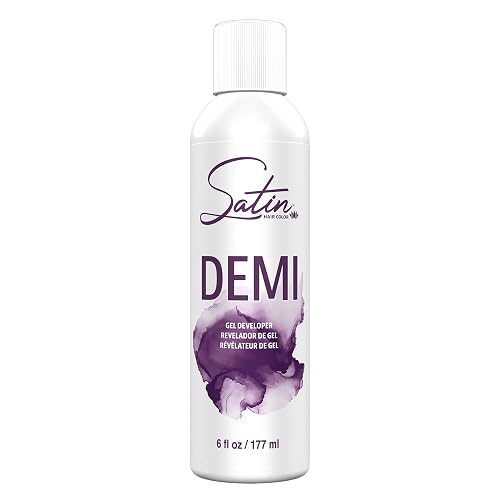 Satin Demi Processing Gel, 6 oz., Formulated Specifically for Satin Professional Hair Color, Enhance Hair Softness and Shine, Cruelty-Free Formula