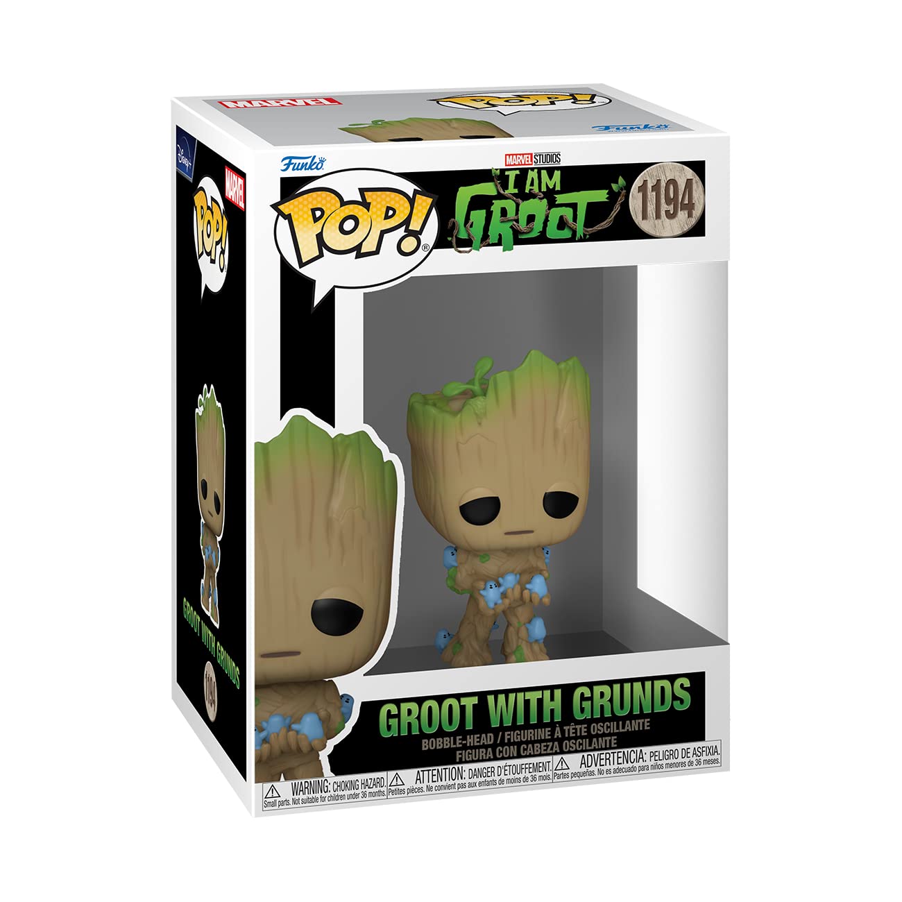 Funko POP! Marvel: Guardians of The Galaxy - Groot with Grunds - Groot Shorts - Collectable Vinyl Figure - Gift Idea - Official Merchandise…