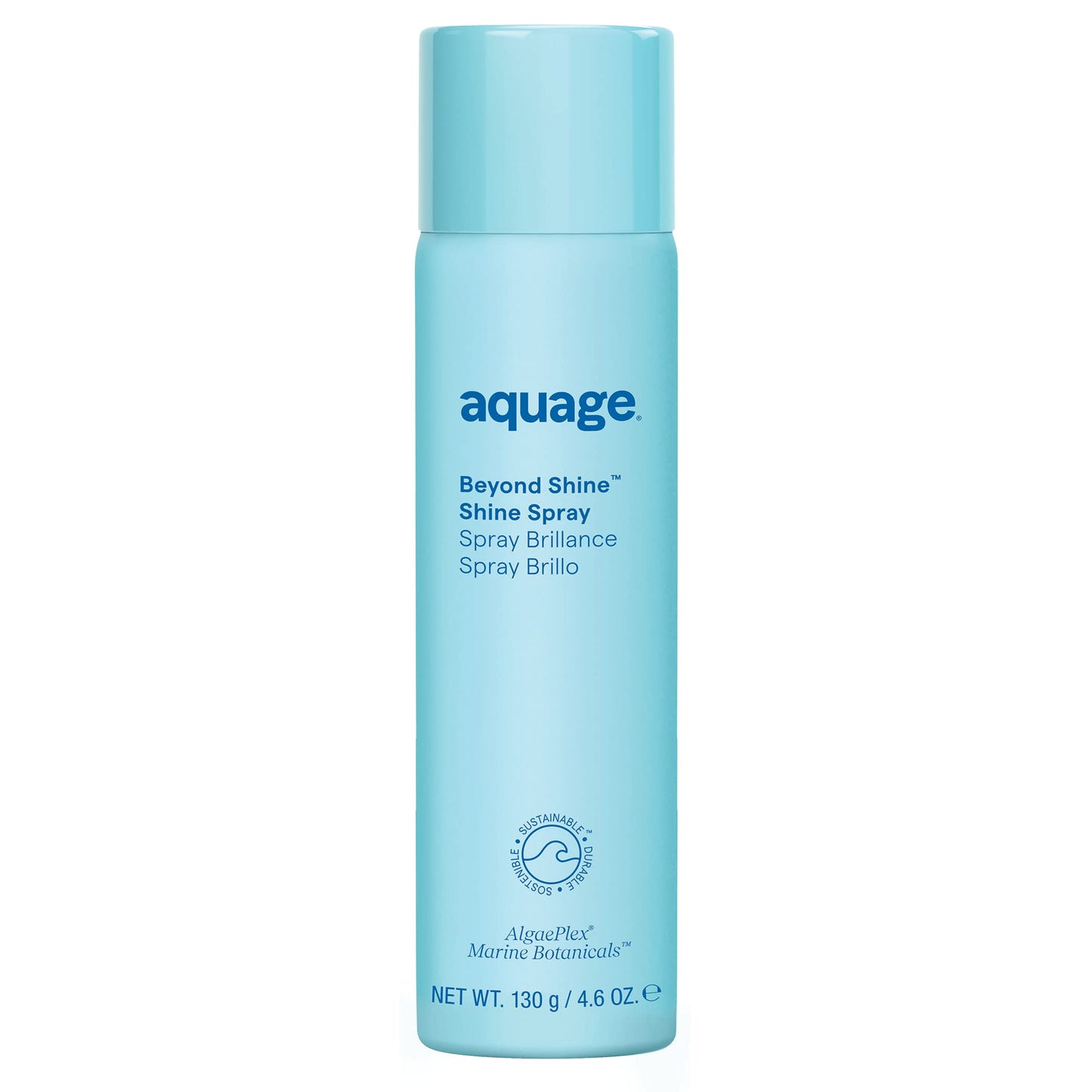 AQUAGE Beyond Shine, Fine-Mist Silkening and Glossing Spray, Creates Shine, Thermal-Pressing Product that Polishes, Silkens, and Smooths Curly