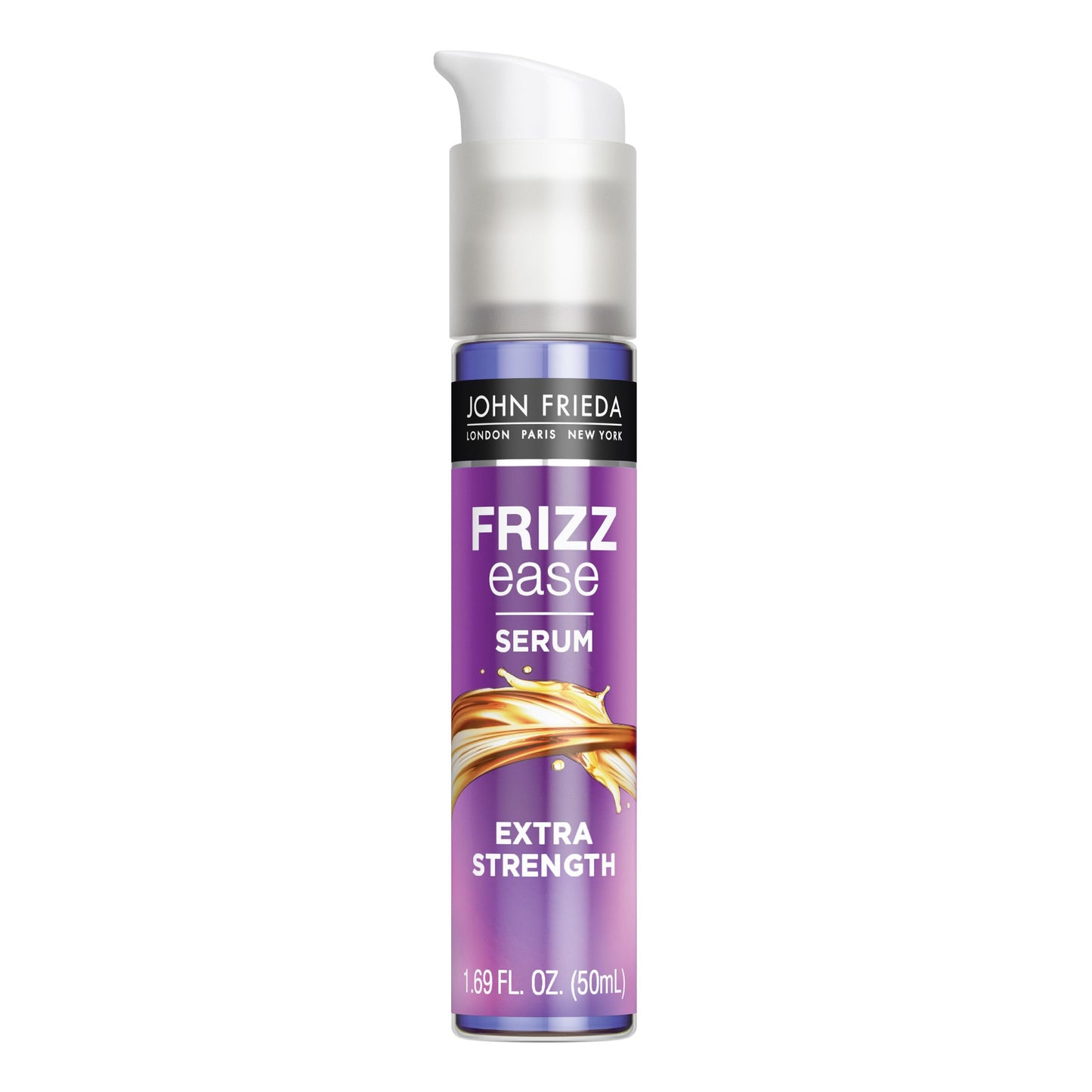 John Frieda Frizz Ease Extra Strength Hair Serum, Instantly Smooths for Healthy, Hydrated, Frizz-Free Hair, for Thick and Coarse Hair, with Argan