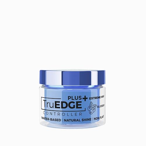 NICKA K NEW YORK Tyche TruEDGE Plus Controller - 100ml / 3.38 fl oz - Water-Based, Black Castor Oil & Hemp Seed Oil - Long-Lasting Hold, Non-Flaky