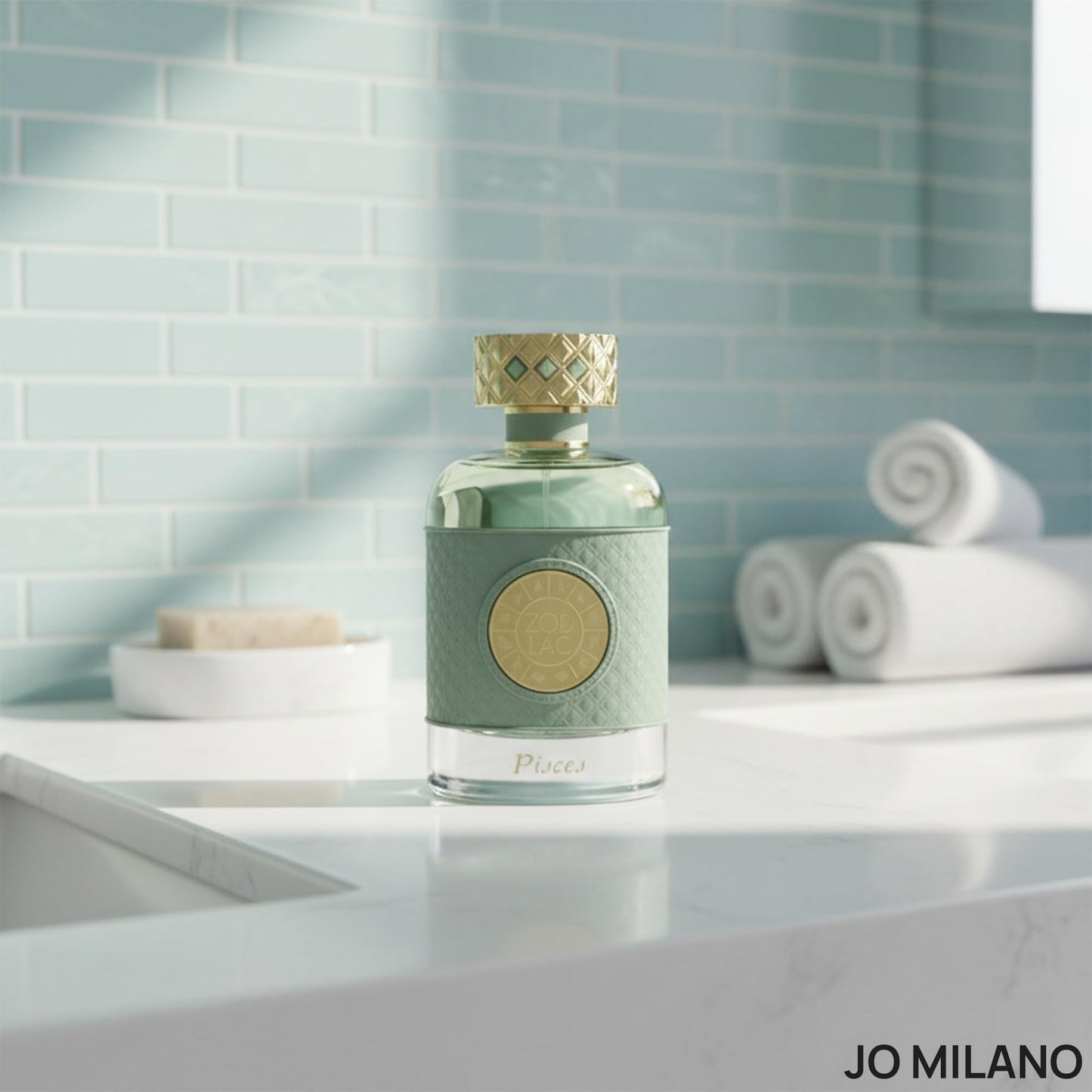 Jo Milano Zodiac Pisces Eau De Parfum Spray | 3.4 oz (100ml) | Sweet, Coconut, Vanilla, Oud, Warm, Mint Scent | Long Lasting Fragrance for Women