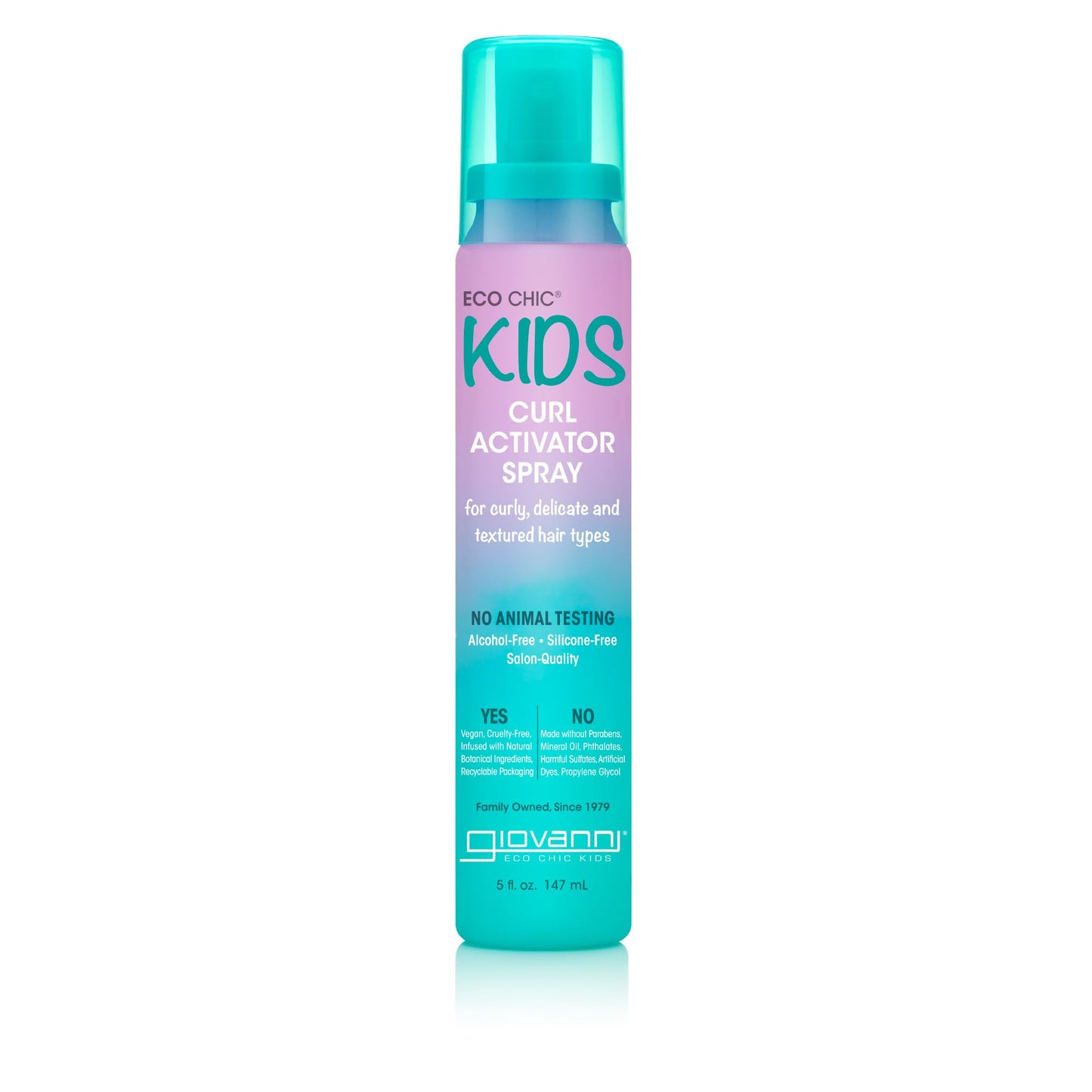 Eco Chic KIDs Curl Activator Spray - Curl Refresher Spray For Kids, Revitalizer For Curly Hair, Promotes Moisture Retention, For Delicate And Textured