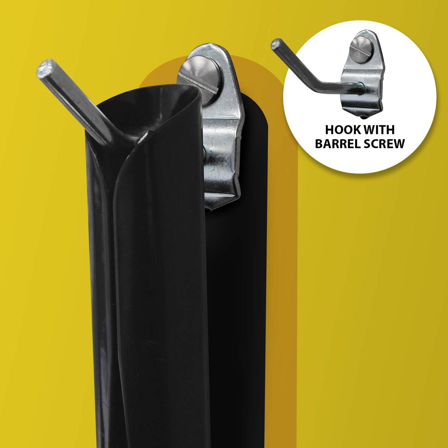 NMC SB107ACP 5S Janitorial Shadow Board, Yellow/Black, 68"X30", AluminumCompositePanel (Tools Sold Separately)