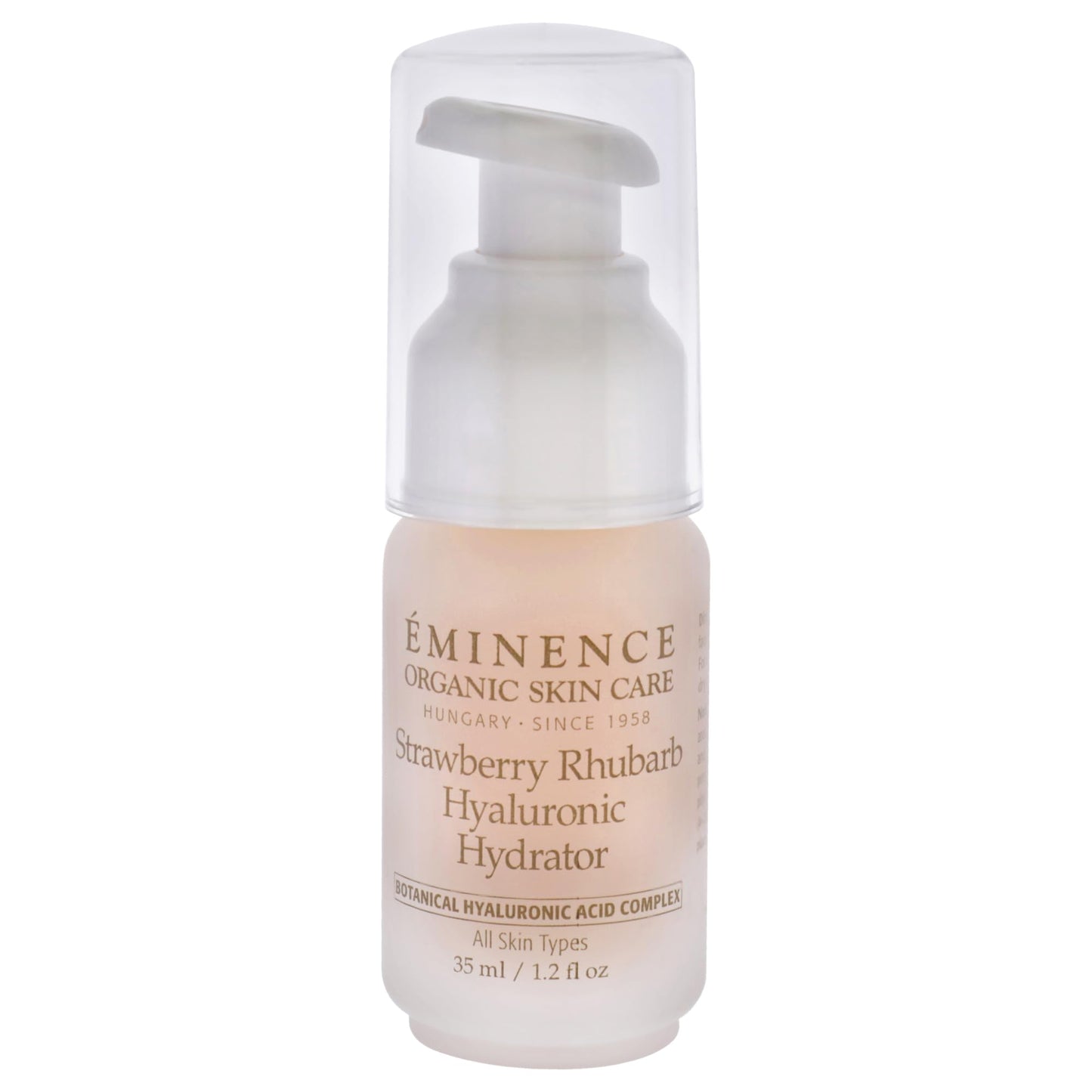 Eminence Strawberry Rhubarb Hyaluronic Hydrator for Unisex - 1.2 oz Cream