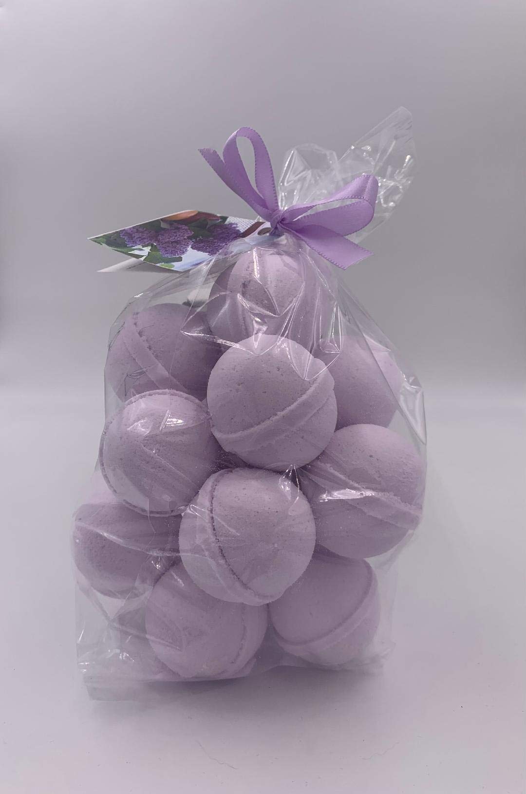 SpaPure FRENCH LILAC Bath Bombs - 14 Bath Fizzies with Shea Butter, Ultra Moisturizing (12 Oz) ...Great for Dry Skin (French Lilac FBA)