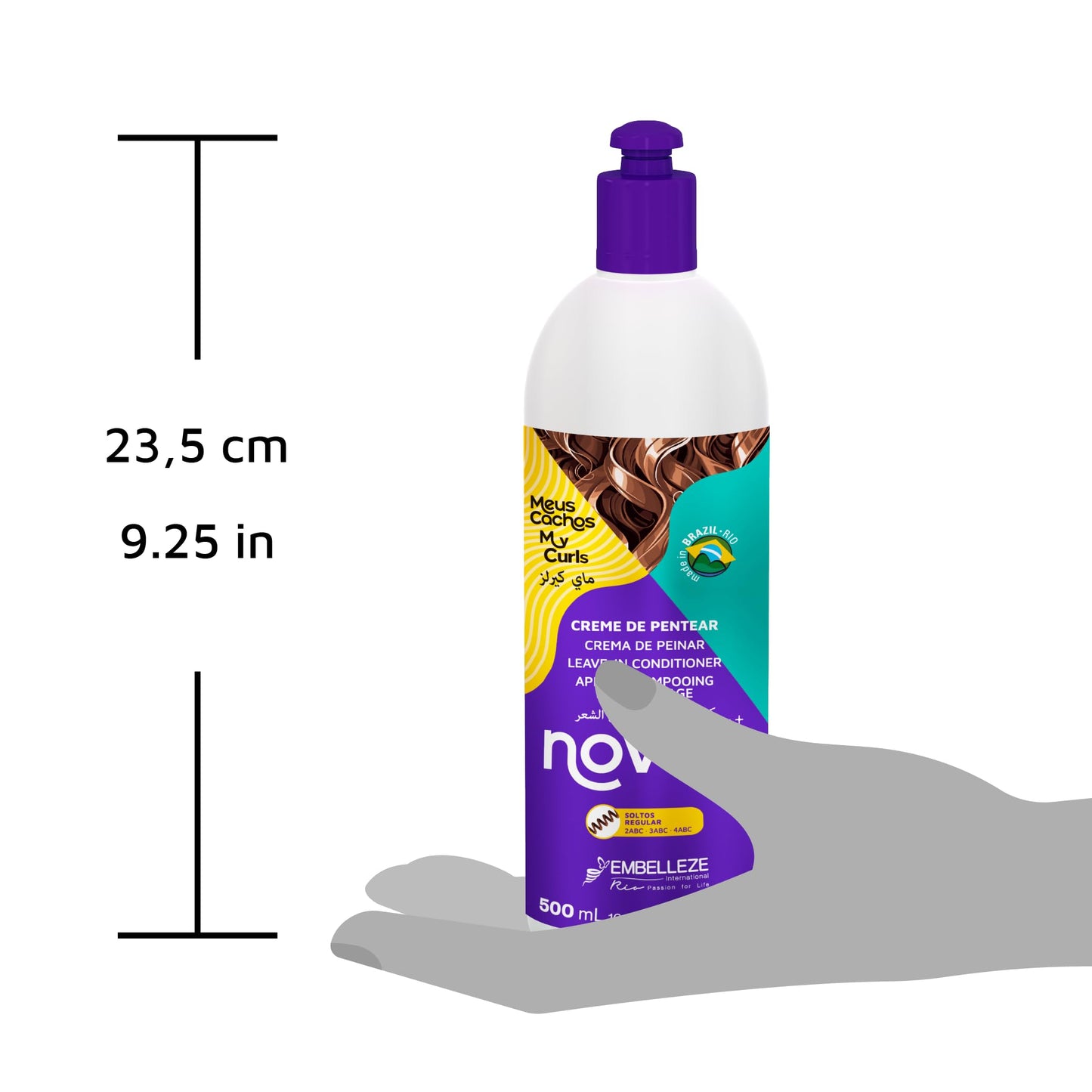 Novex Hair Care My Curls Memorizer Leave in Conditioner, 17.6 oz.
