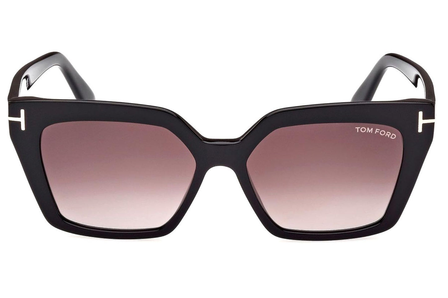 Tom Ford WINONA FT 1030 Shiny Black/Light Violet Shaded 53/15/140 women Sunglasses