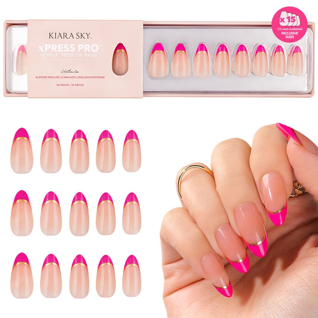KIARA SKY PROFESSIONAL NAILS XPRESS PRO 100% ACRYLIC PRESS ON NAILS (Illumi-Naughty) Beauty & Personal Care KIARA SKY