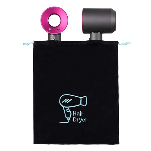AKLVBL Hair Dryer Bag 11.8’’x 14’’ Storage Organizer Bag For Hairdryer and All Hair Tools With Drawstring, Ideal for Travel, Gym, Hotel or Home Use