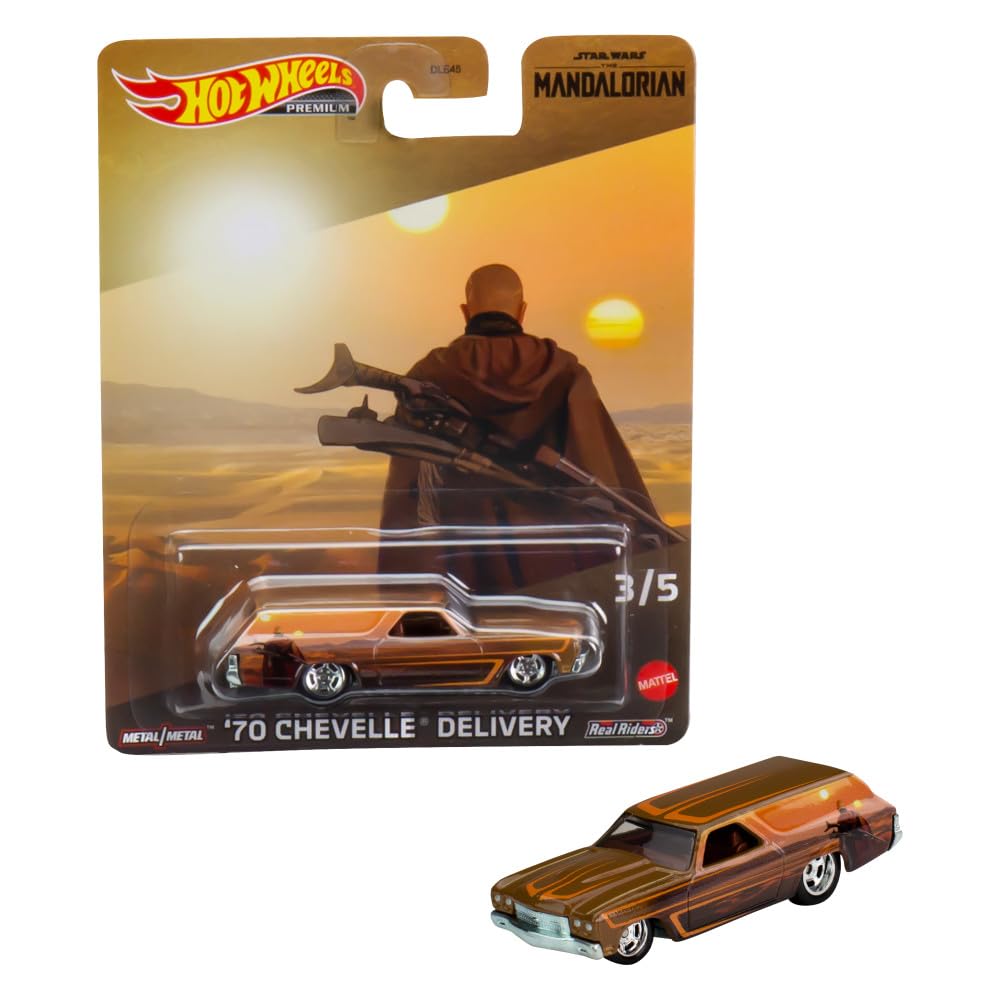 Hot Wheels '70 Chevelle Delivery, Star Wars The Mandalorian 3/5