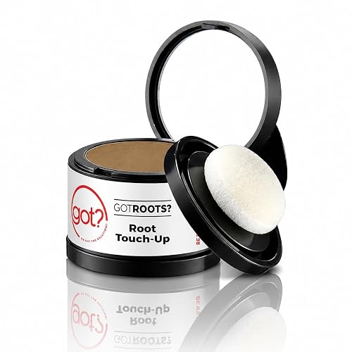 Natural Blonde Root Cover Up Powder - Instant Gray Root Touch Up & Hairline Powder for Natural Blonde Hair - Works on Thinning Spots & Eyebrows - 0.14
