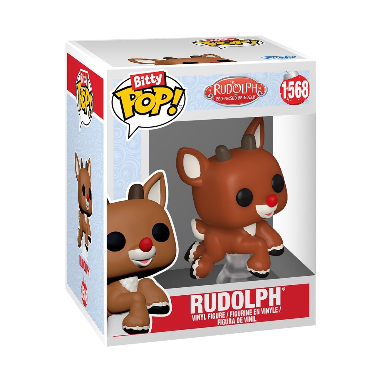 Funko Bitty Pop! Rudolph: Mini Collectible Toys 4-Pack - Clarice™, Rudolph®, Bumble™ & Mystery Chase Figure (Styles May Vary)