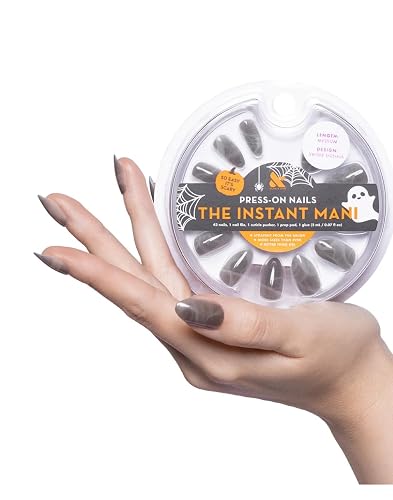 Olive & June Instant Mani Medium Almond Press-On Nails, Smoke Signals, 42 Pieces Beauty & Personal Care Olive & June