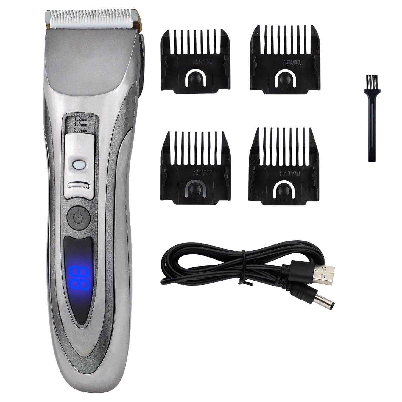 GLESVOWIO Hair Clipper Men's Electric Recharg Professional Beard Trimmer Adjustable Cutting Machine Beauty and Personal Care GLESVOWIO