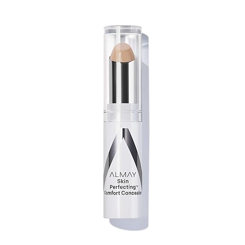 Almay Skin Perfecting Comfort Concealer, Face Makeup, Full Coverage, Natural Looking Finish, Cruelty-Free, Hypoallergenic, Dermatologist Tested, 100